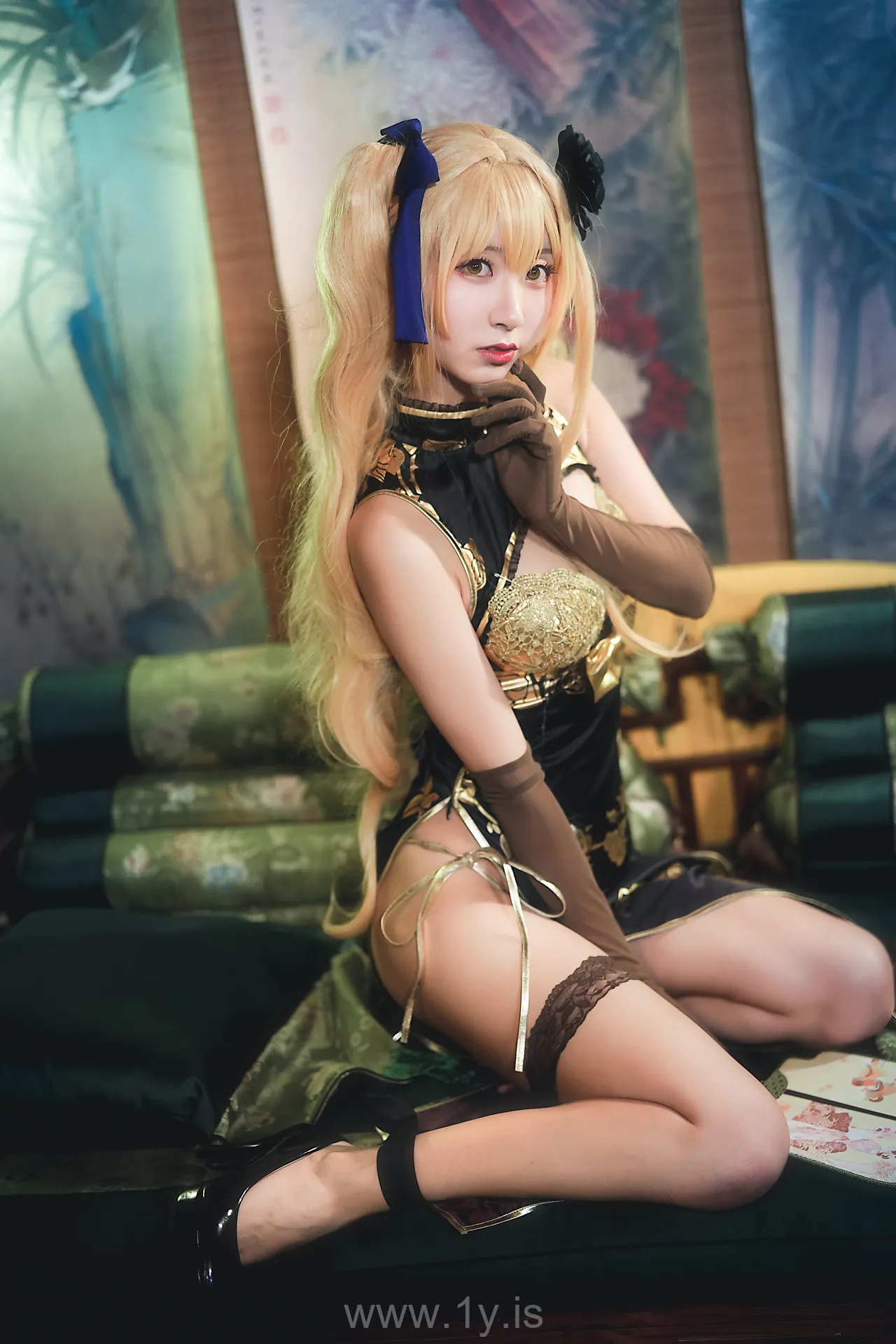 Coser@黑川 NO.018 Irresistible Asian Homebody Girl 金莲